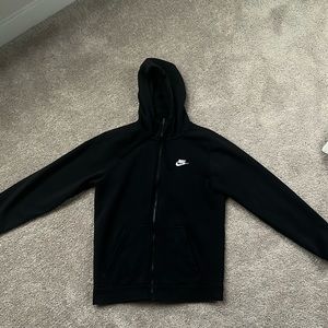 Black Nike Zip Up Hoodie